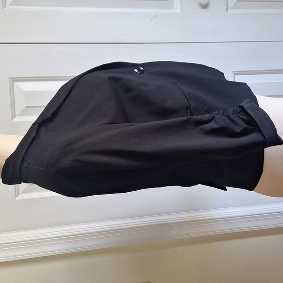 Linda Matthews Black Sporty Blazer Size M - Picture 7 of 8